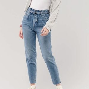 Ultra high-rise mom jeans